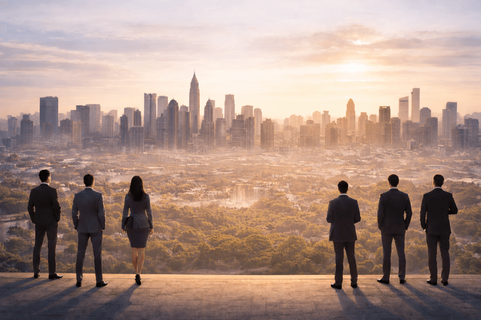 Business people collaborating